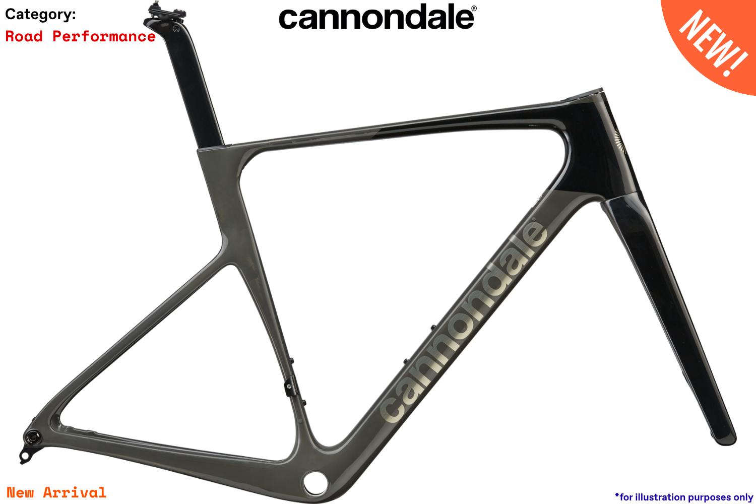 Cannondale SuperSix Evo5 Hi-Mod - PLT - Platinum - Frame Kit | Hup
